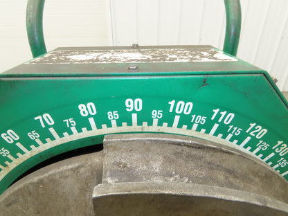 Greenlee 555 Rigid Conduit Bender Corded 120V Electric 1/2-2" Pipe Rigid Shoe