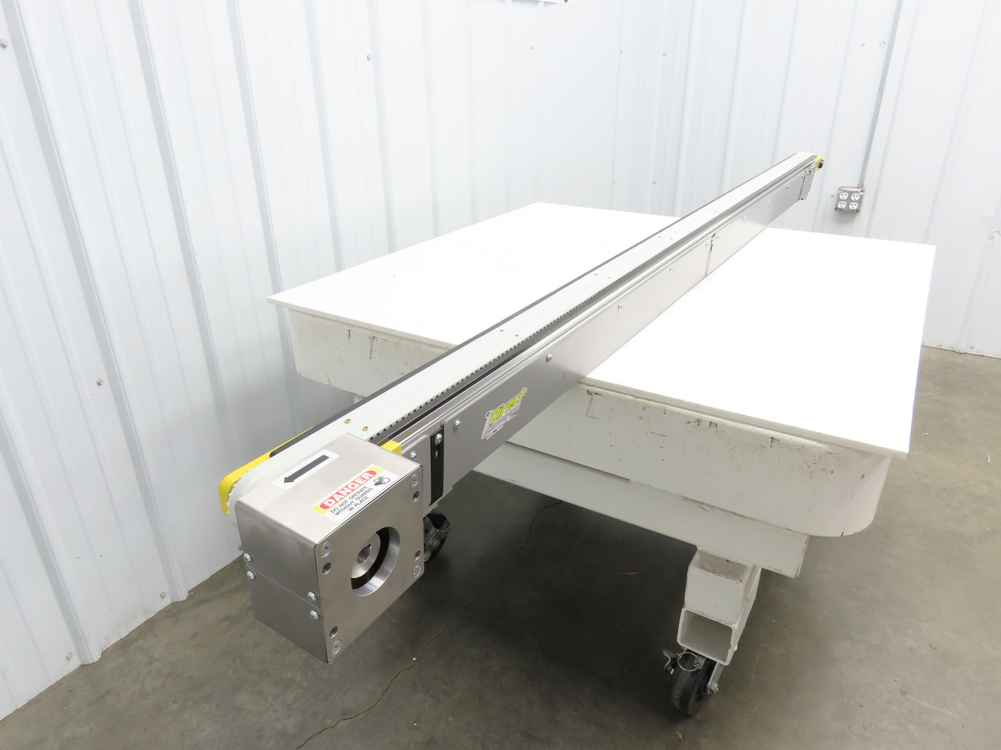 Direct Conveyors 50mm Indexing Timing Belt Conveyor 2515mm Length -No Motor