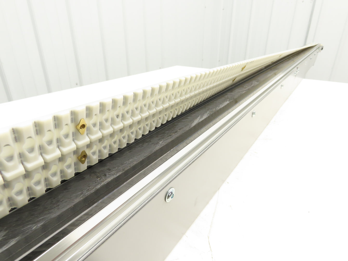 Direct Conveyors 50mm Indexing Timing Belt Conveyor 2515mm Length -No Motor