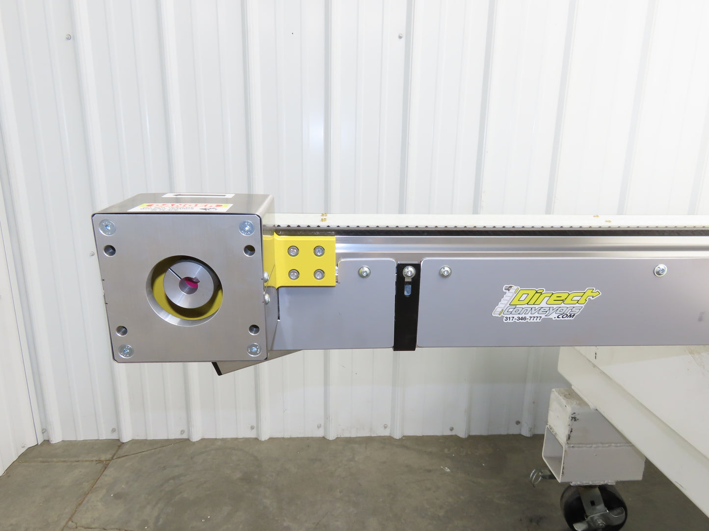 Direct Conveyors 50mm Indexing Timing Belt Conveyor 2515mm Length -No Motor