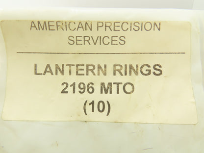 American Precision Services 2196 MTO Lantern Ring Replacement 1 Set 2 Rings/Pkg