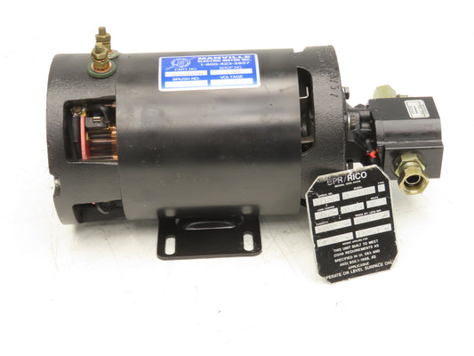Manville Electric Motor D562292X8757 REB Hydraulic Pump & Motor 36VDC PLRDD100