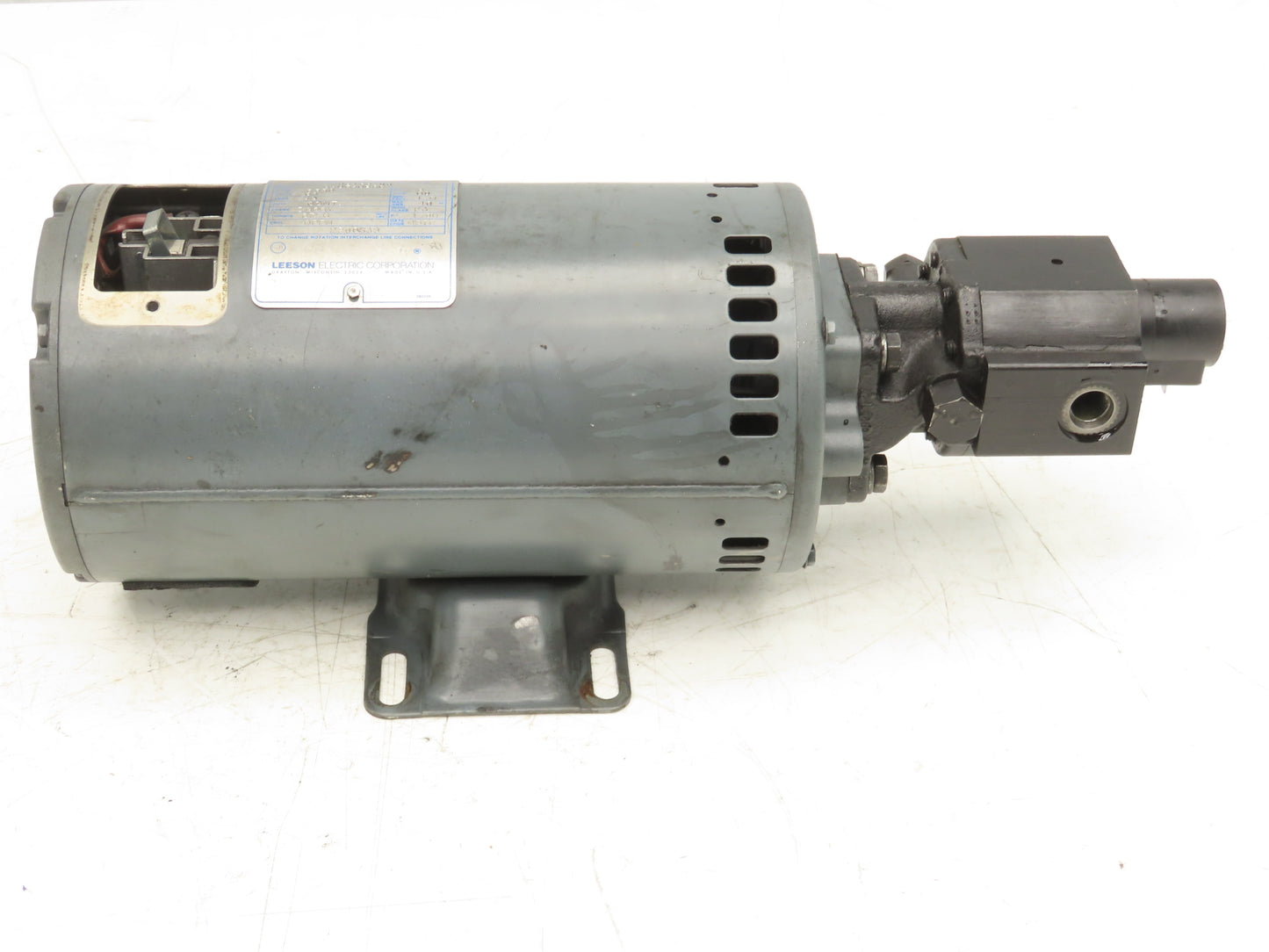 Leeson C4D34DB6C Hydraulic Pump & Motor Permanent Magnet 36VDC Off Rico PLRDD100