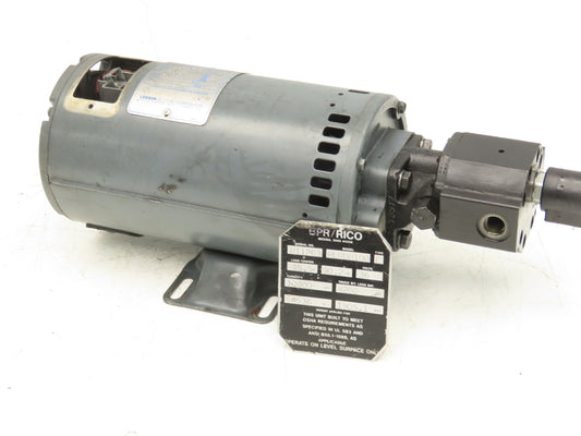 Leeson C4D34DB6C Hydraulic Pump & Motor Permanent Magnet 36VDC Off Rico PLRDD100