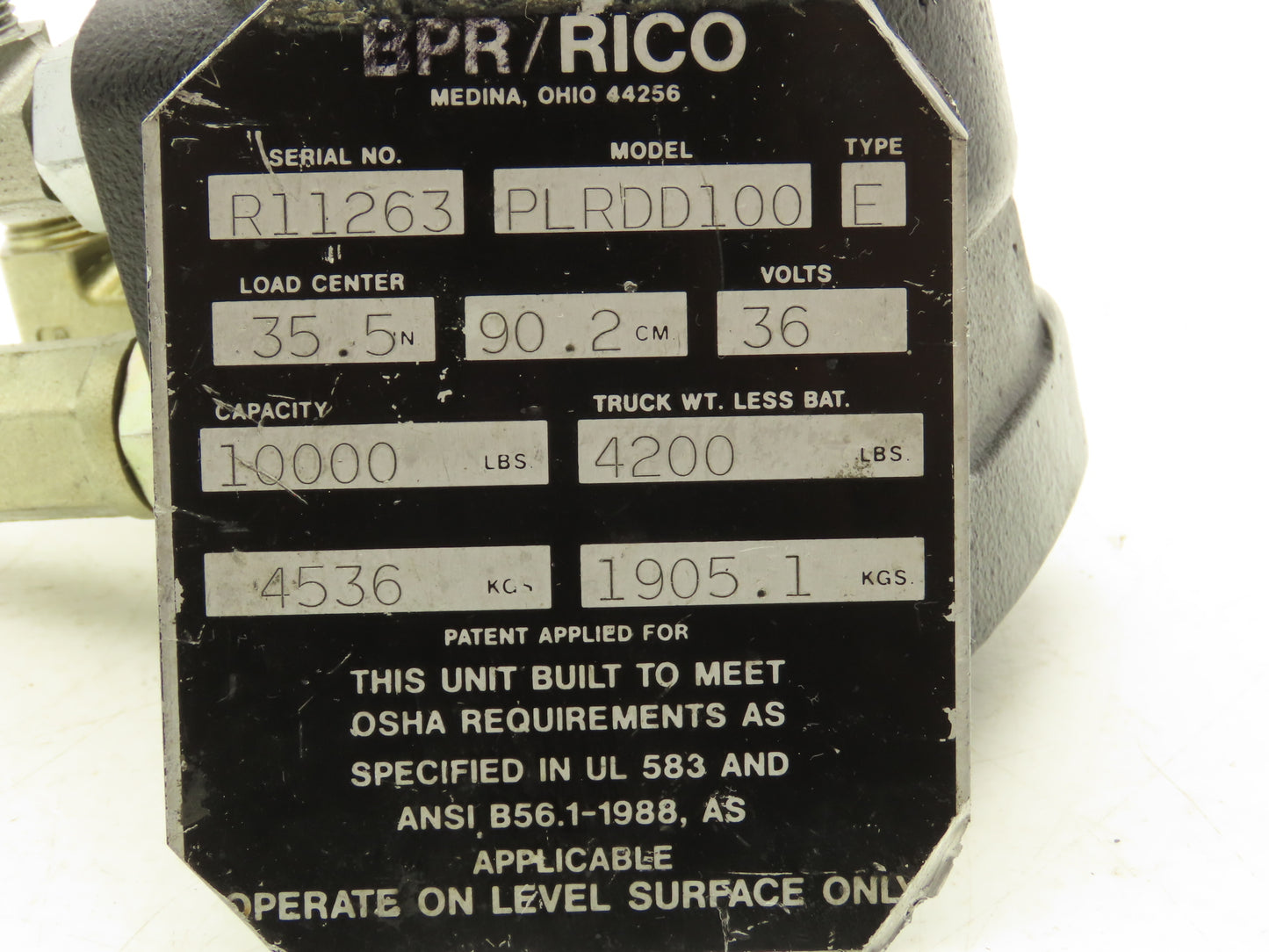 Char-Lynn Eaton 211-1008-002 Hydraulic Power Steering Pump Off Rico PLR-DD-100