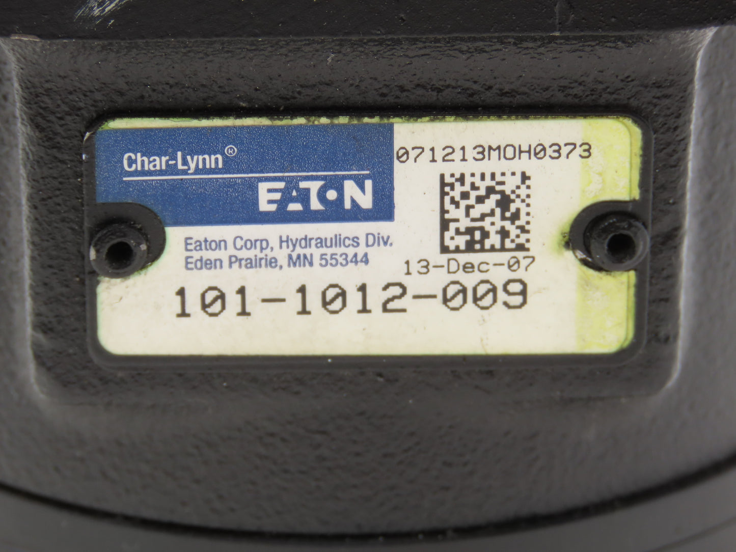 Eaton Char-Lynn 101-1012-009 Hydraulic Geroter Spool Valve Motor 15 GPM 1250 PSI