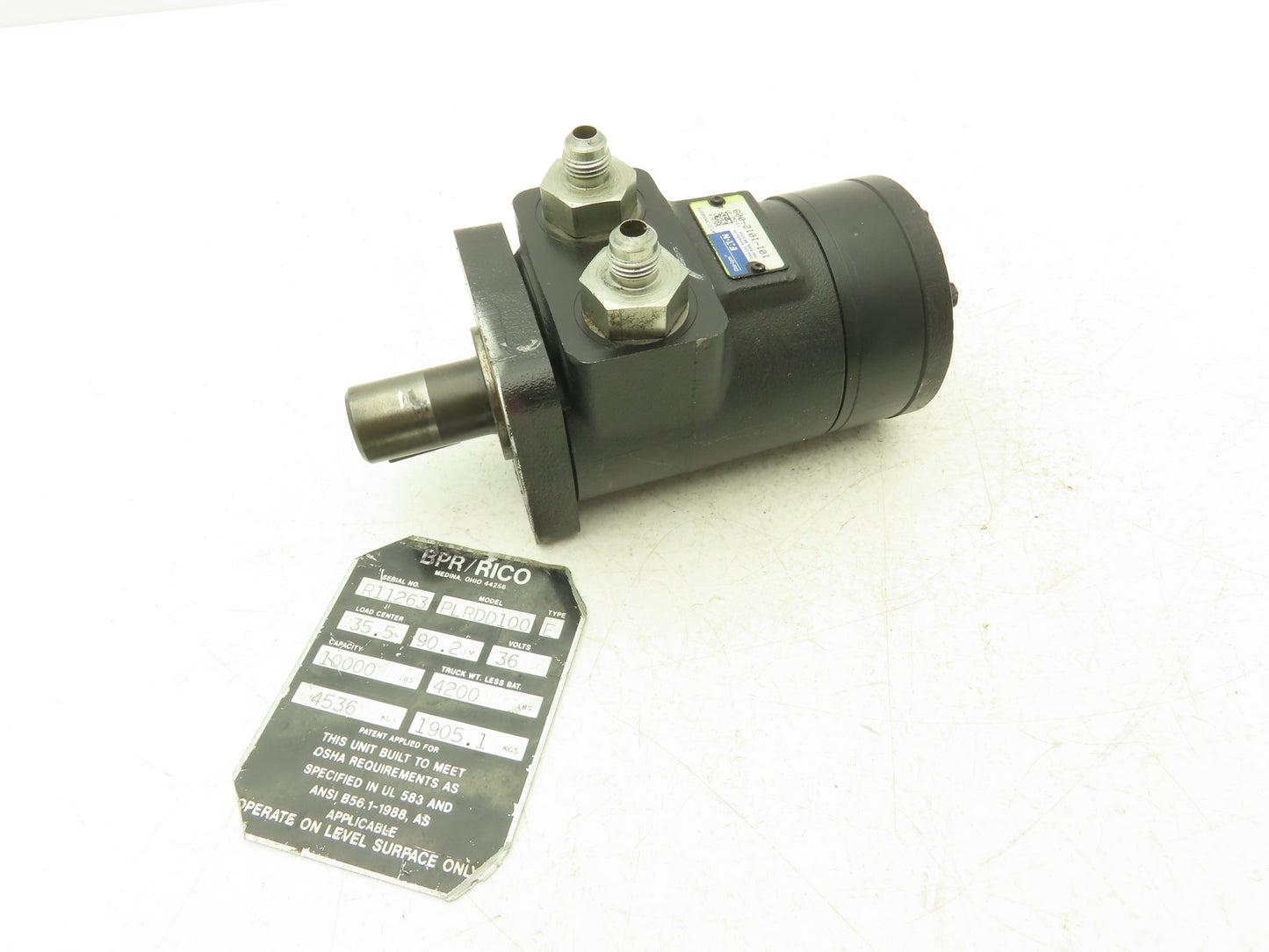 Eaton Char-Lynn 101-1012-009 Hydraulic Geroter Spool Valve Motor 15 GPM 1250 PSI