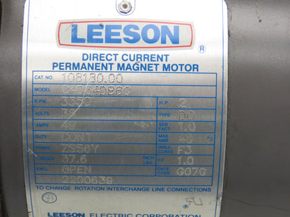 Leeson C4D34DB6C Hydraulic Pump & Motor Permanent Magnet 36VDC Off Rico PLRDD100