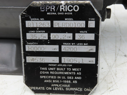 Leeson C4D34DB6C Hydraulic Pump & Motor Permanent Magnet 36VDC Off Rico PLRDD100