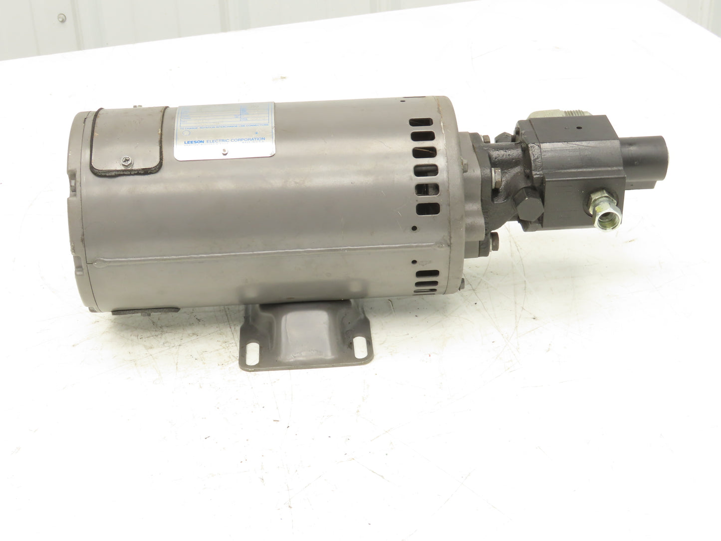Leeson C4D34DB6C Hydraulic Pump & Motor Permanent Magnet 36VDC Off Rico PLRDD100