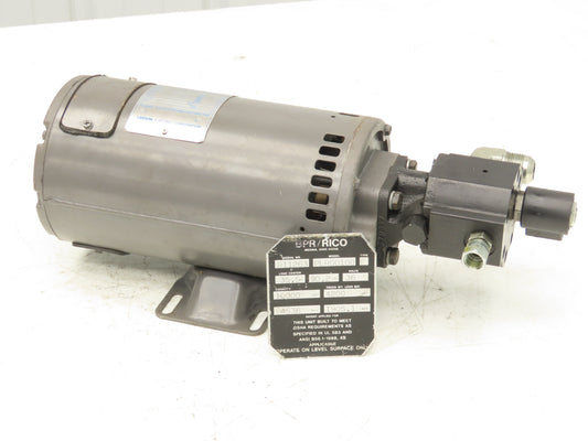 Leeson C4D34DB6C Hydraulic Pump & Motor Permanent Magnet 36VDC Off Rico PLRDD100