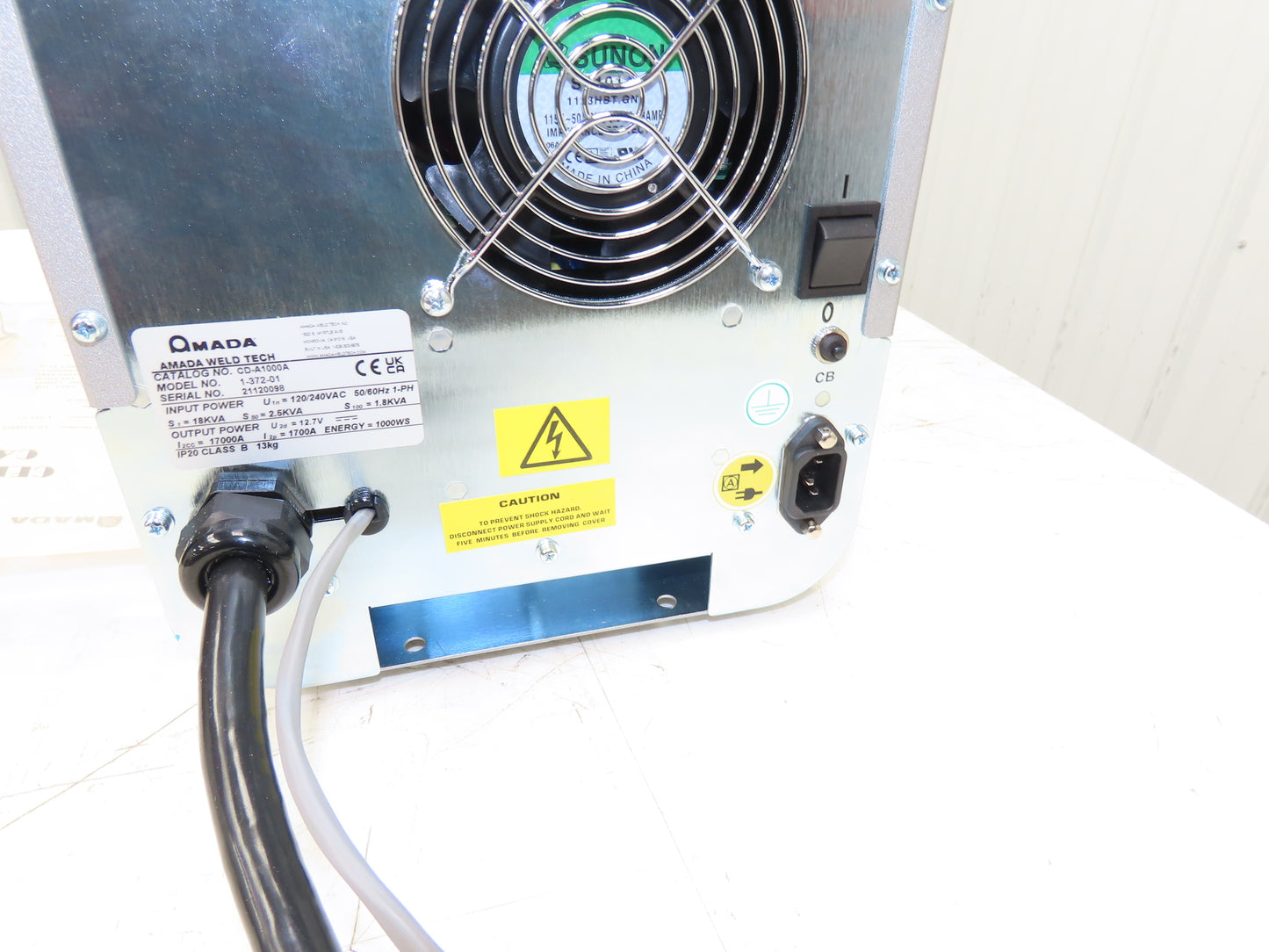 Amada CD-A1000A Advanced Capacitive Discharge Welder With Miyachi Transformer