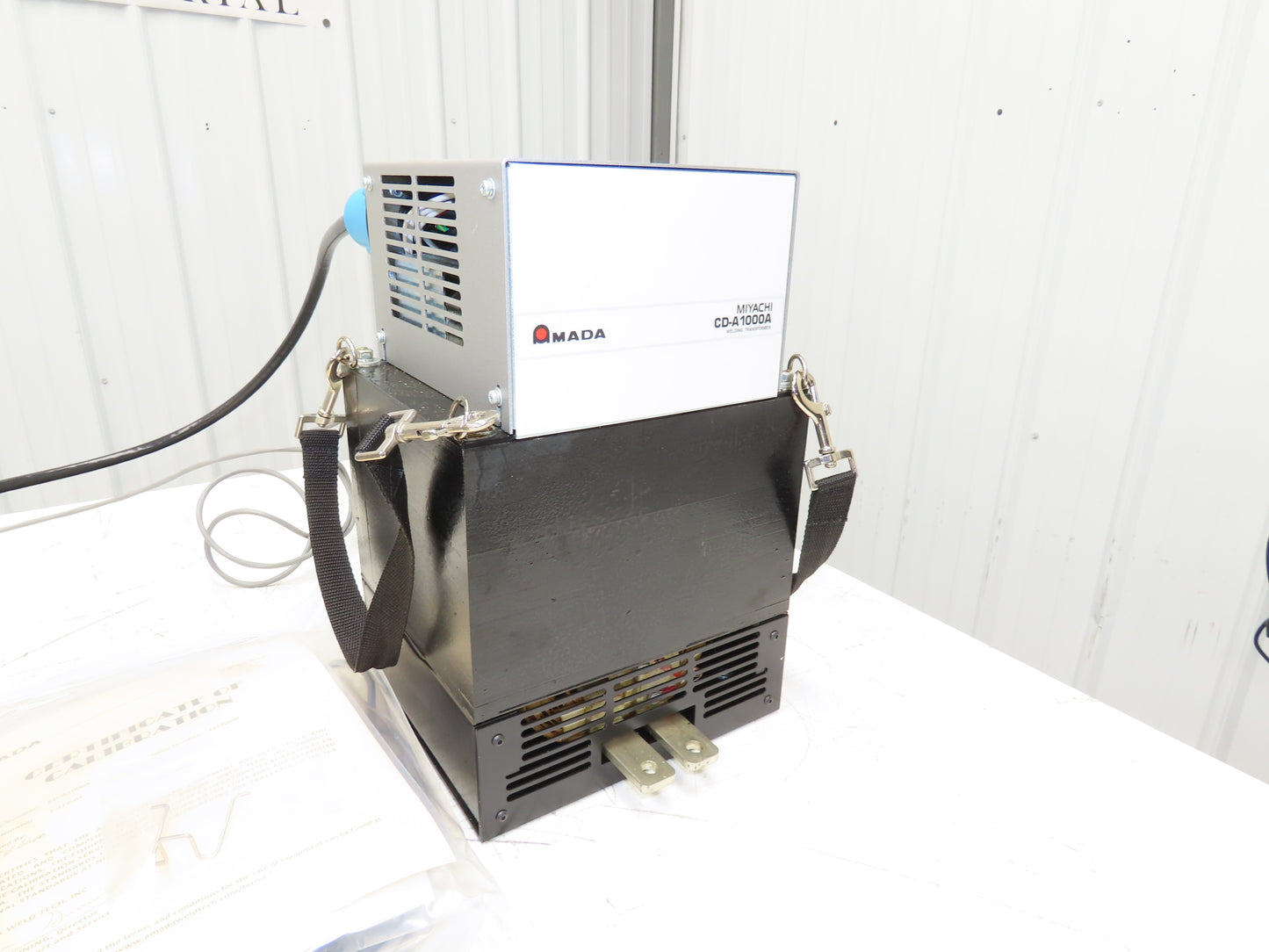 Amada CD-A1000A Advanced Capacitive Discharge Welder With Miyachi Transformer