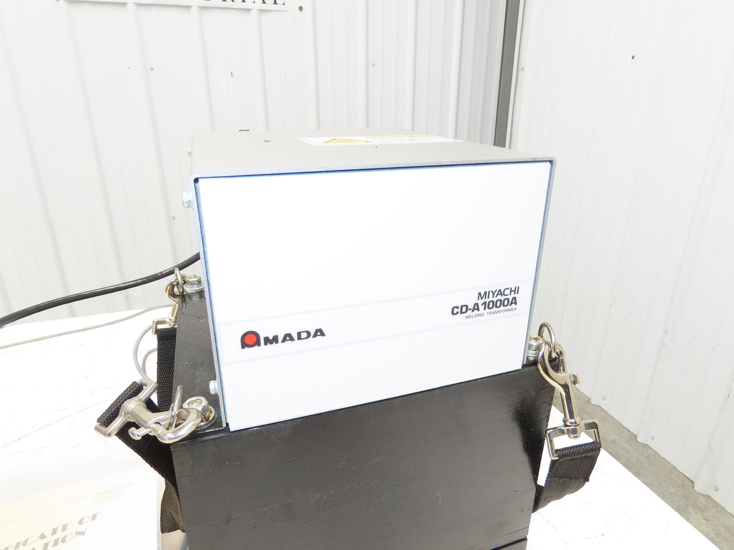 Amada CD-A1000A Advanced Capacitive Discharge Welder With Miyachi Transformer