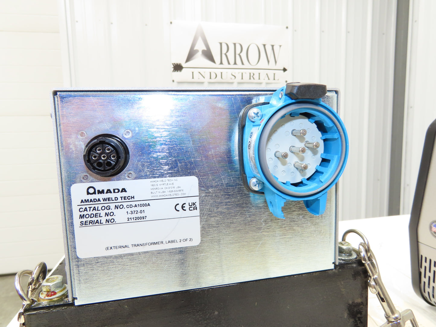 Amada CD-A1000A Advanced Capacitive Discharge Welder With Miyachi Transformer