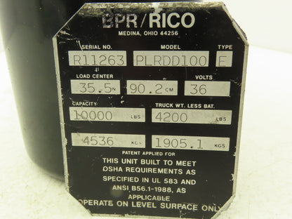 Rico Hydraulic Tank Assembly 2.5 Liter Off Rico PLR-DD-100