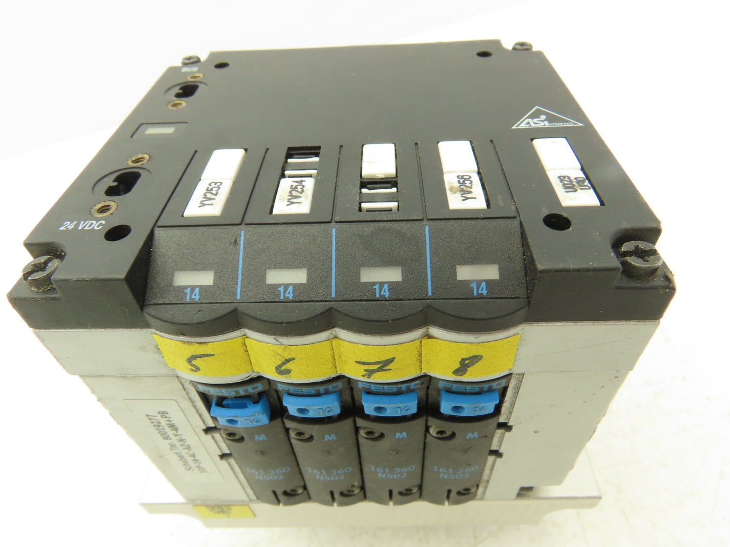 Festo CPV14-GE-ASI-4-Z Pneumatic Solenoid Valve 4-Station 24VDC 161-360