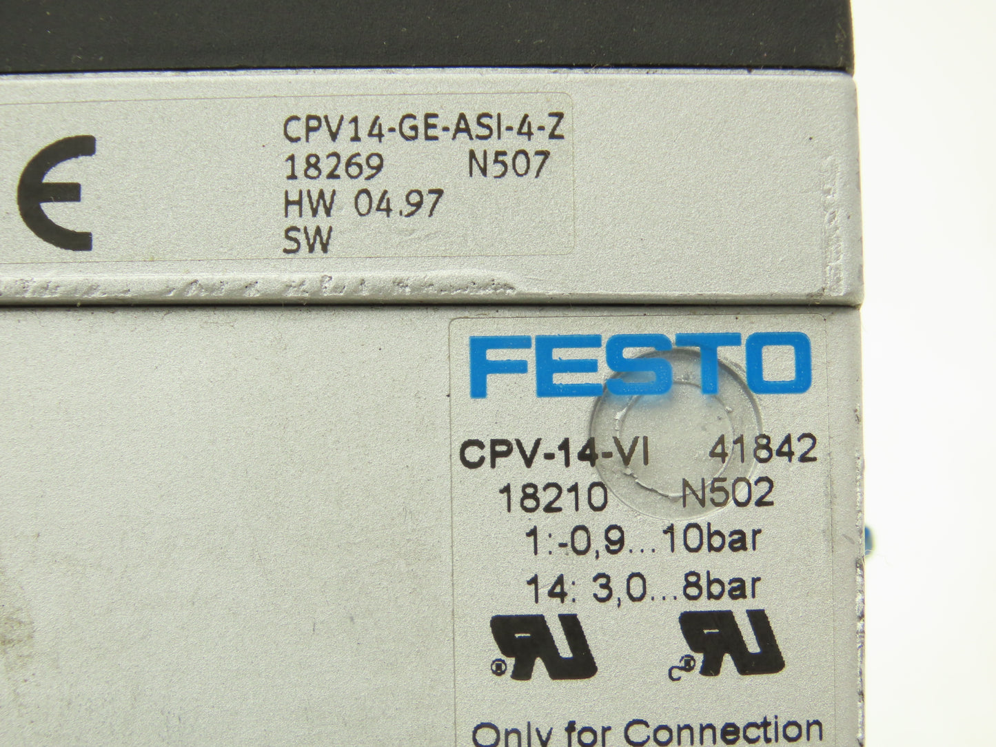 Festo CPV14-GE-ASI-4-Z Pneumatic Solenoid Valve 4-Station 24VDC 161-360