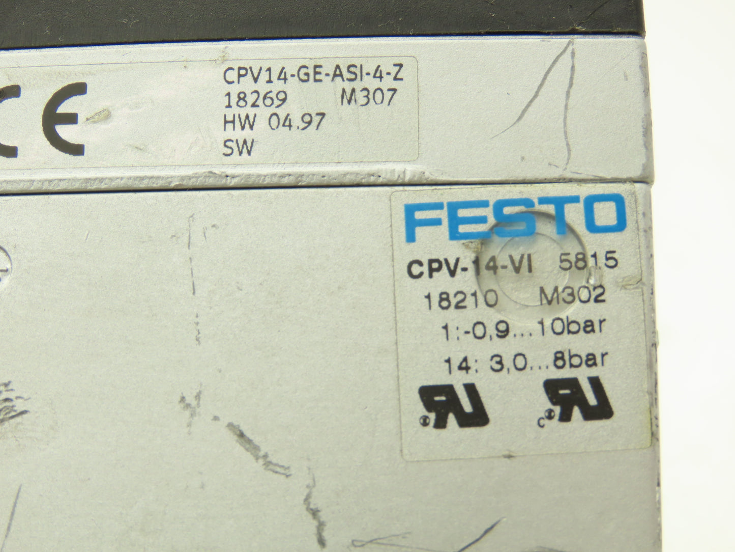 Festo CPV14-GE-ASI-4-Z Pneumatic Solenoid Valve 4-Station 24VDC 161-360