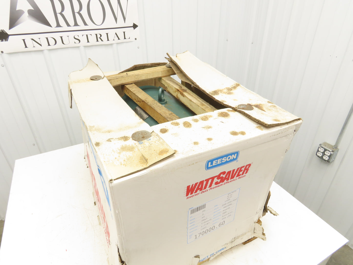 Leeson 170000.60 N286T11DB1B Wattsaver AC Motor 20Hp 1185 RPM 230/460V 3PH 286T