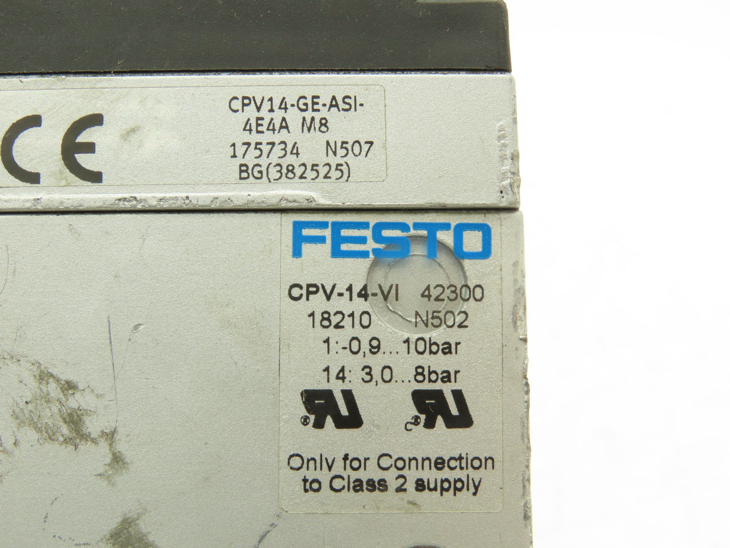 Festo CPV14-GE-ASI-4E4A M8 Pneumatic Solenoid Valve 4-Station 24VDC 161-360