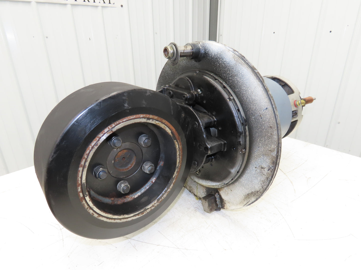 BPR Rico 05000390 Drive Motor Axel Power Steering Hub Removed From PLR-DD-100