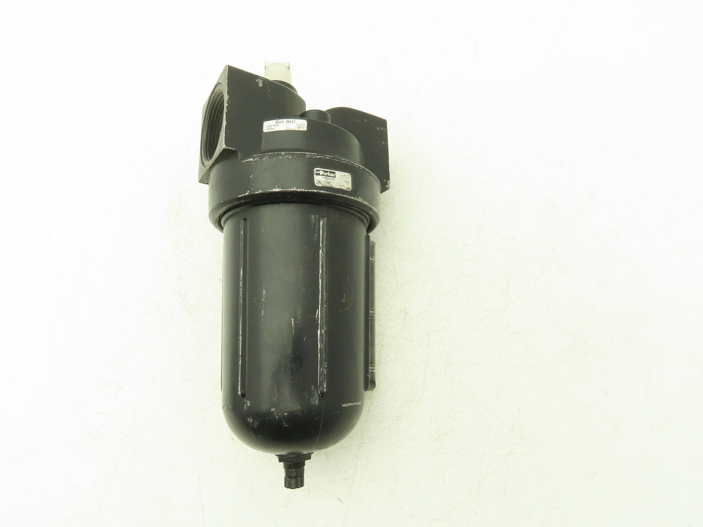 Parker 18L74BC Pneumatic Mist Lubricator 1-1/2" NPT 250PSI Sight Glas is Fogged