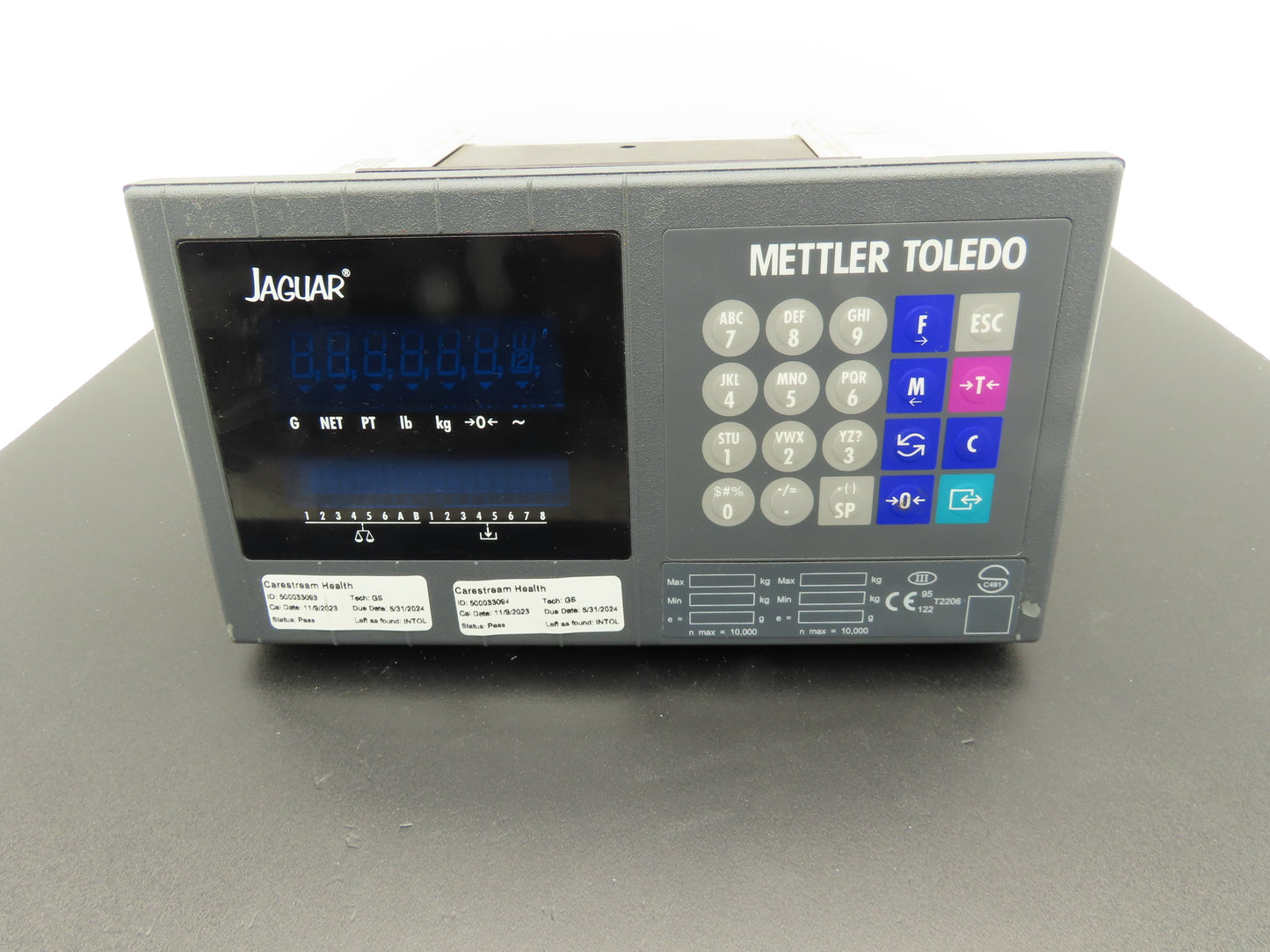 Mettler Toledo JTPA 4460 000 Jaguar Scale Operator Interface Controller 100-240V