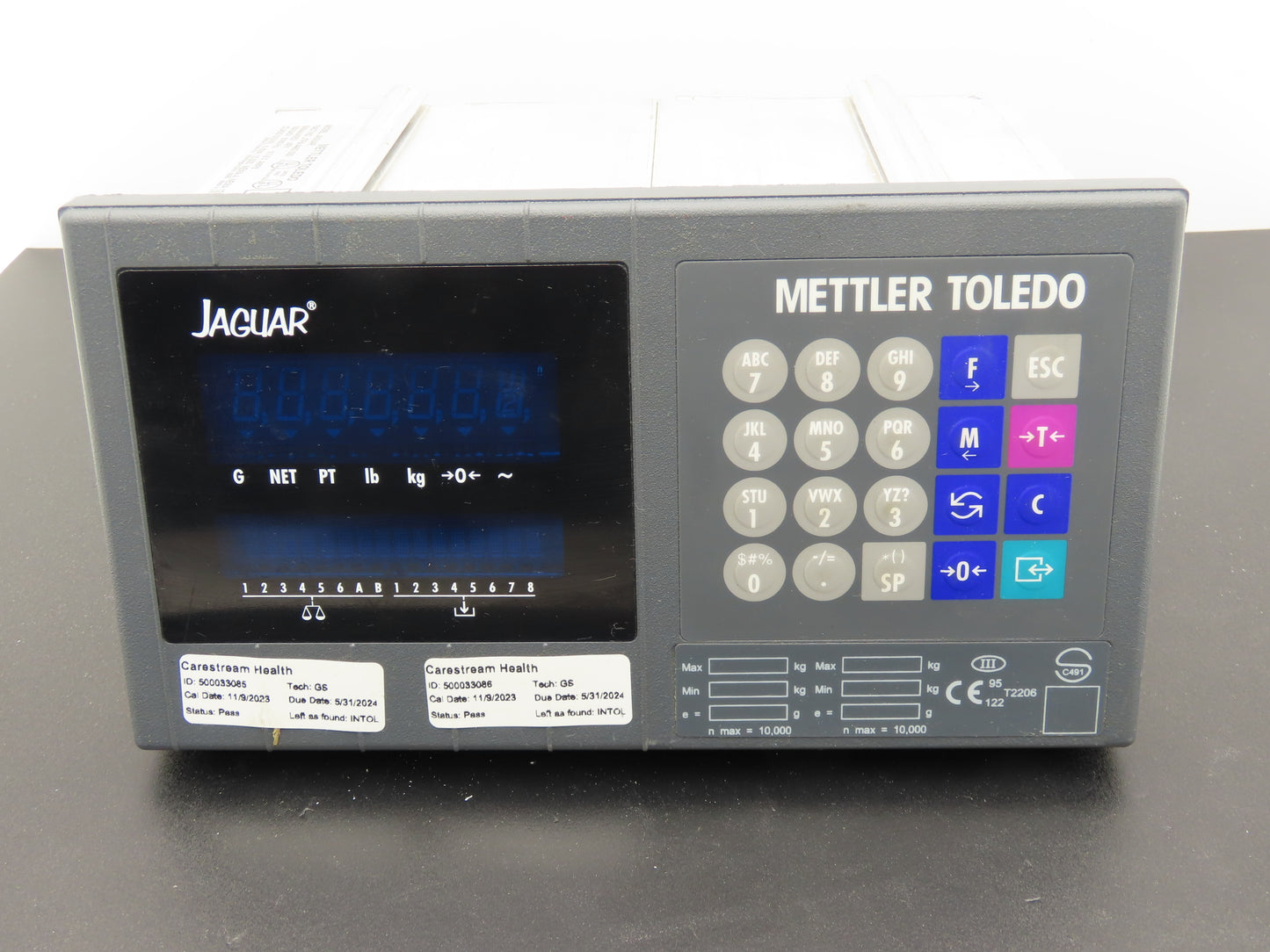 Mettler Toledo JTPA 4460 000 Jaguar Scale Operator Interface Controller 100-240V