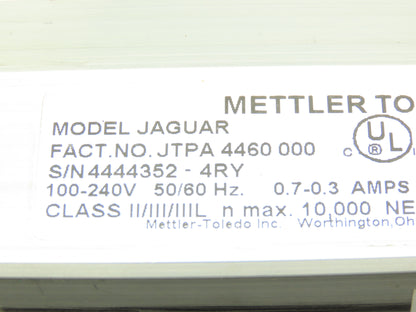Mettler Toledo JTPA 4460 000 Jaguar Scale Operator Interface Controller 100-240V