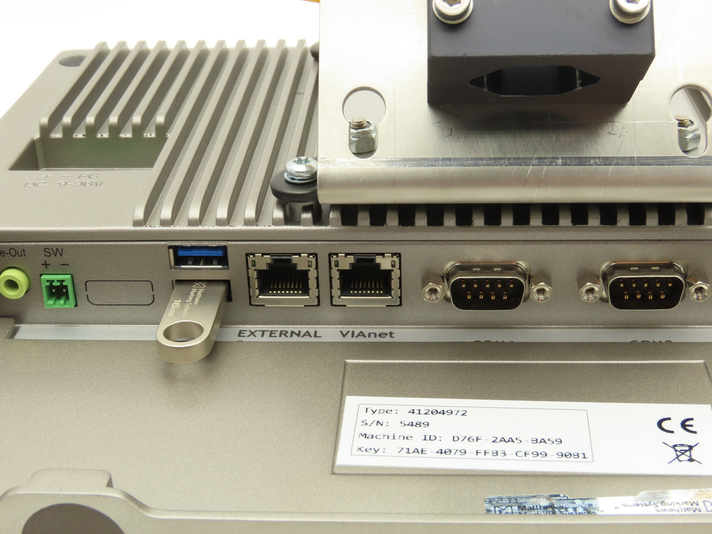 Matthews Marking System 41204972 Mperia 12" Touchscreen Controller Interface