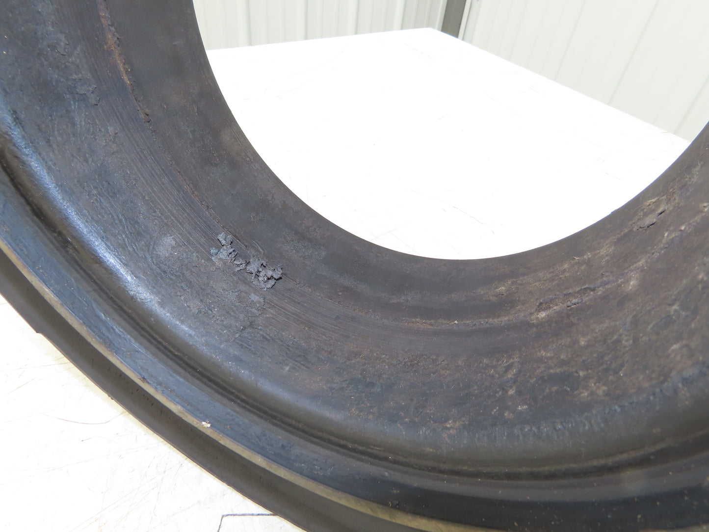 Millenium 4.00X8 Forklift Tire Resilient Solid Solver Black