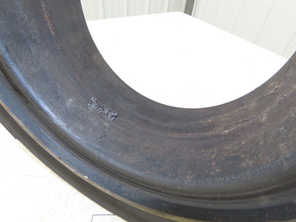Millenium 4.00X8 Forklift Tire Resilient Solid Solver Black