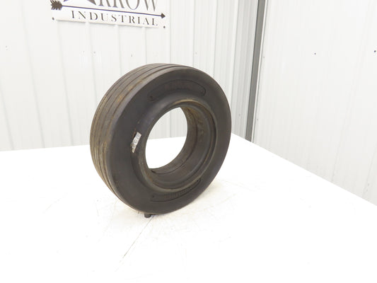 Millenium 4.00X8 Forklift Tire Resilient Solid Solver Black