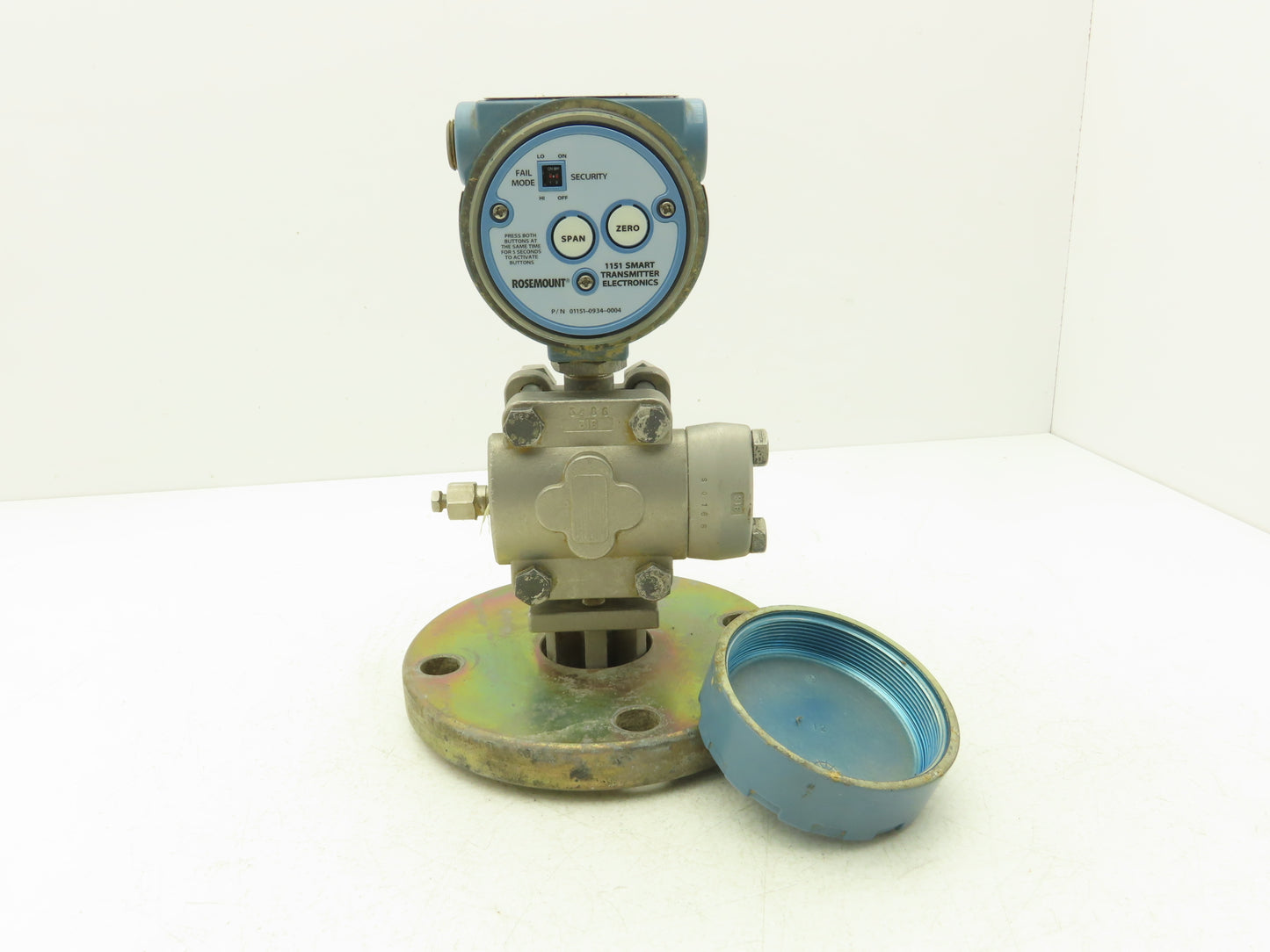 Rosemount 1151LT6SA0A22DL4C6Q Pressure Transmitter 42VDC 285PSI 3" Flange Mount
