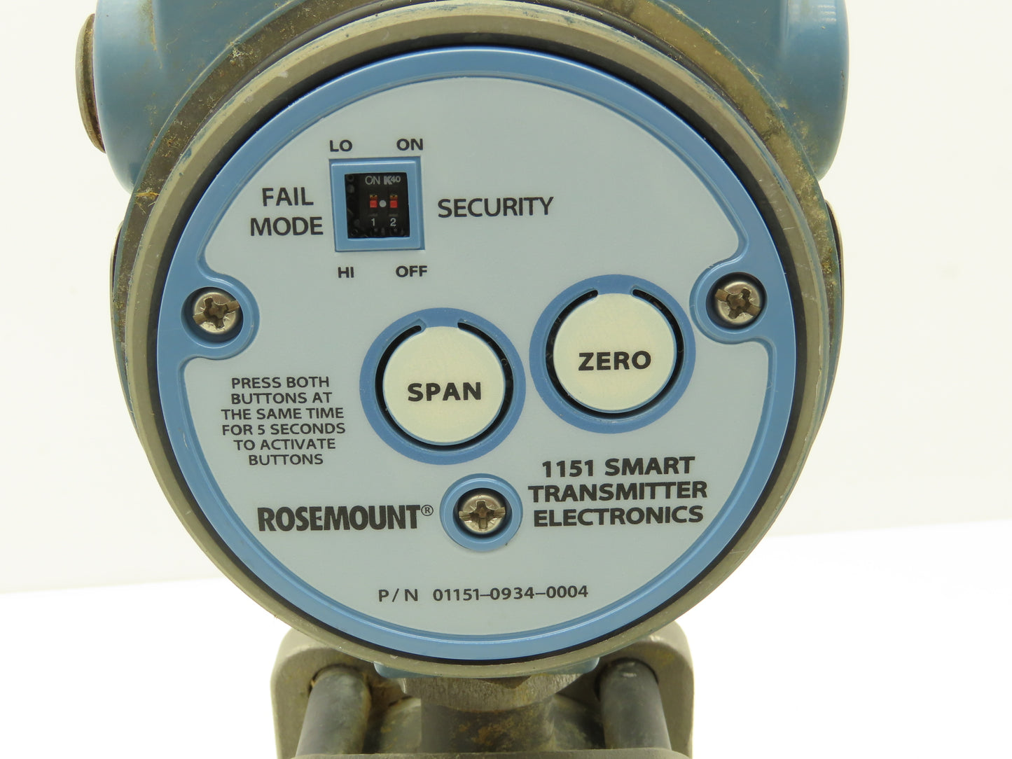 Rosemount 1151LT6SA0A22DL4C6Q Pressure Transmitter 42VDC 285PSI 3" Flange Mount