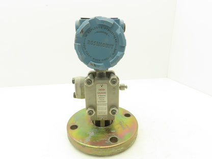 Rosemount 1151LT6SA0A22DL4C6Q Pressure Transmitter 42VDC 285PSI 3" Flange Mount