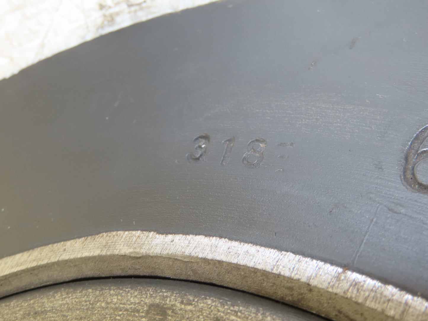 Superior Tire 318 601 Industrial Tire Resilient Solid Black 13.75X5X8"