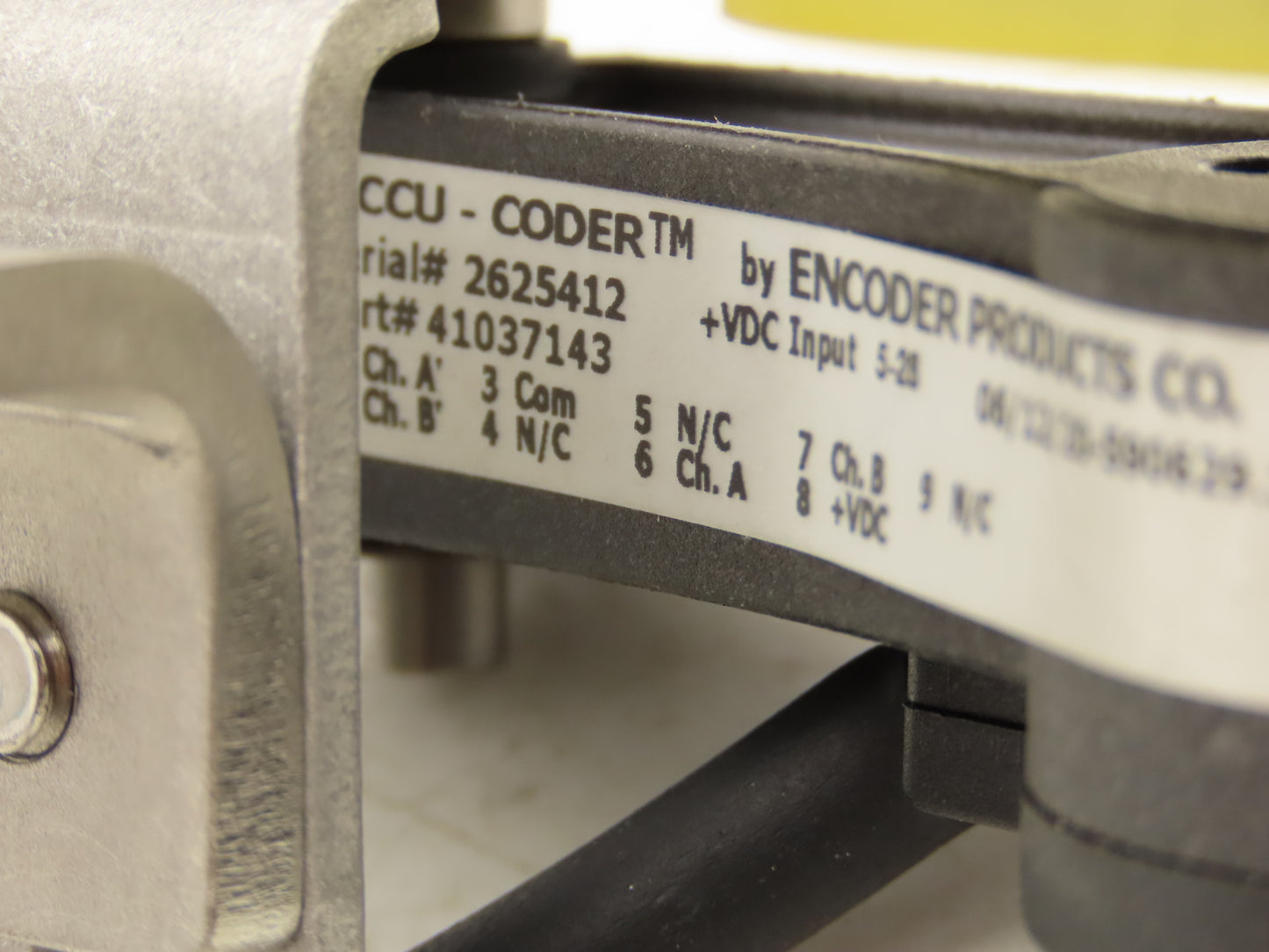 Encoder Products 41037143 Accu-Coder Incremental Encoder 2.5" Wheel 5-28VDC