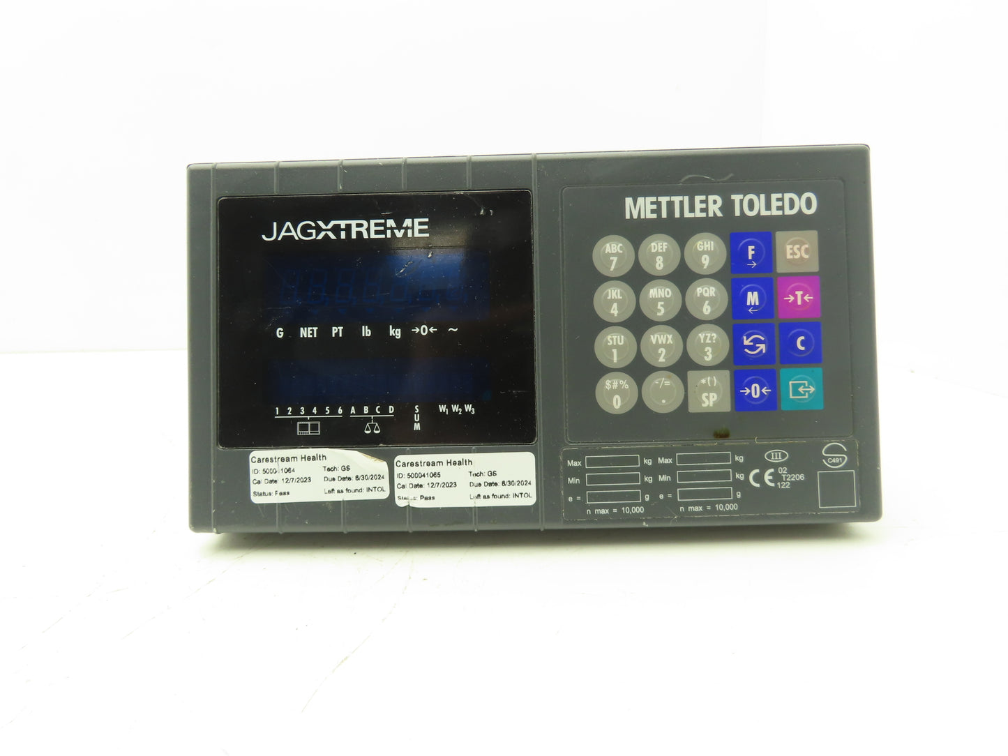 Mettler Toledo JXPAB060000 JAGXTREME Scale Operator Interface Control 100-240V