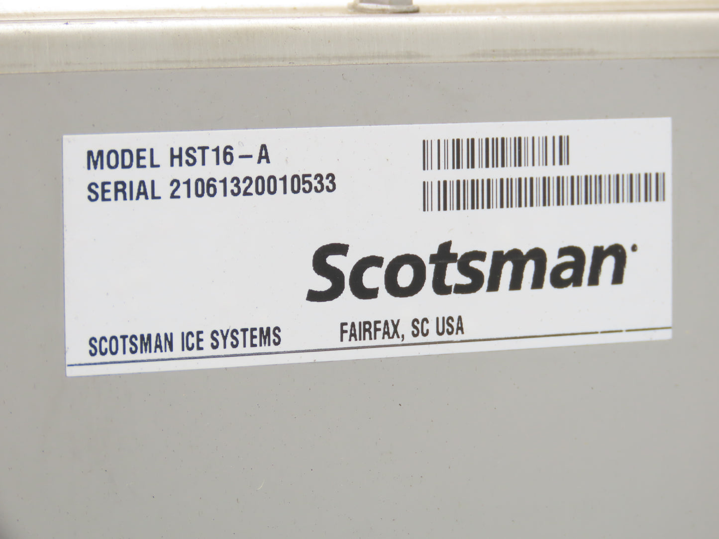 Scotsman HST16-A Stationary Cabinet Stand for HID312 Ice Maker 16.5"x23.75"x32"H
