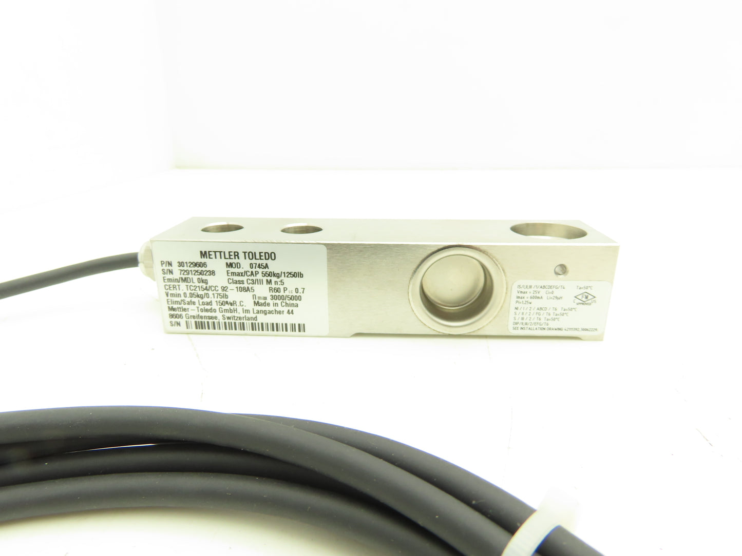 Mettler Toledo 0745A 1250 Lb Beam Load Cell for Floor Scale