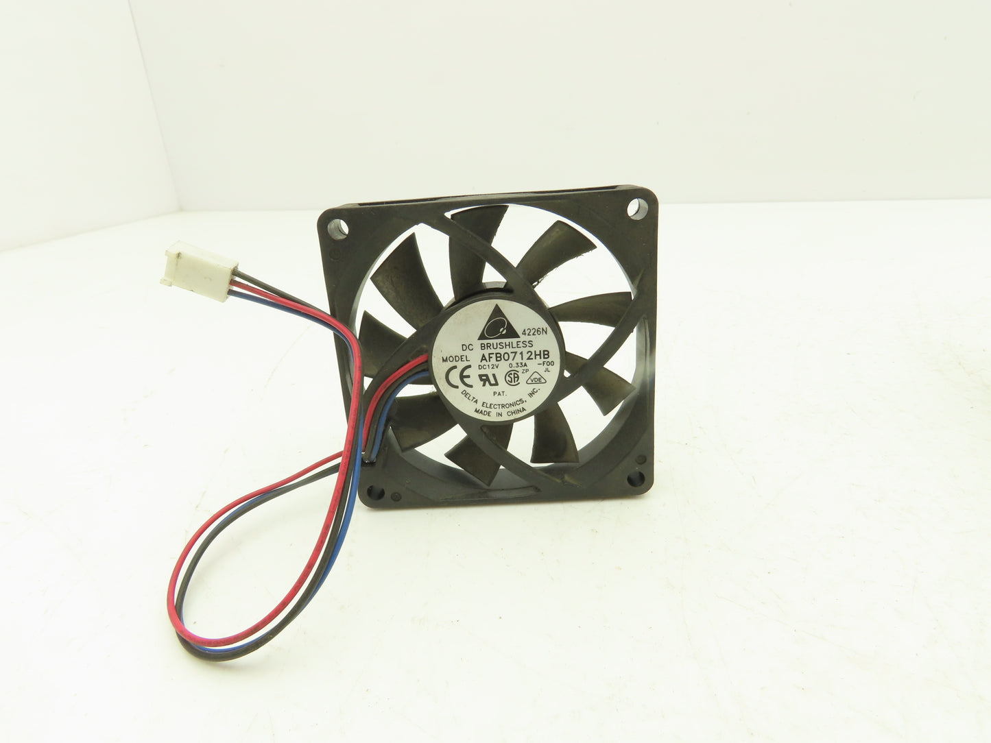 Delta Electronics AFB0712HB Cooling Fan Brushless 2-1/2" 12VDC .33A Lot of 12