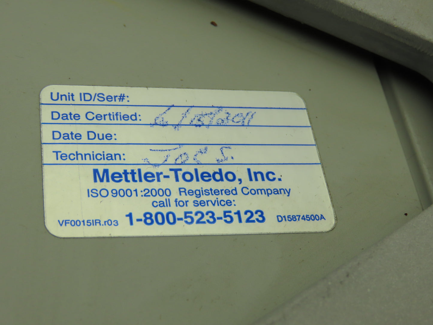 Mettler Toledo PACT-S Scale Touch screen with Printer Impact S