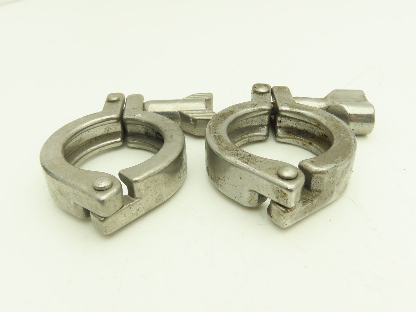 1.5" Tri Clover Clamp Stainless Steel Sanitary Flange 5/16 Thumb Screw Lot of 15