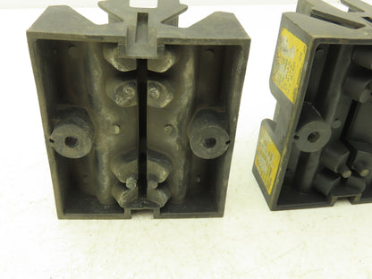 Bussmann JP60030-3CORA Pyramid /Open Style Fuse Block 600V-30A 3 Pole Lot of 6