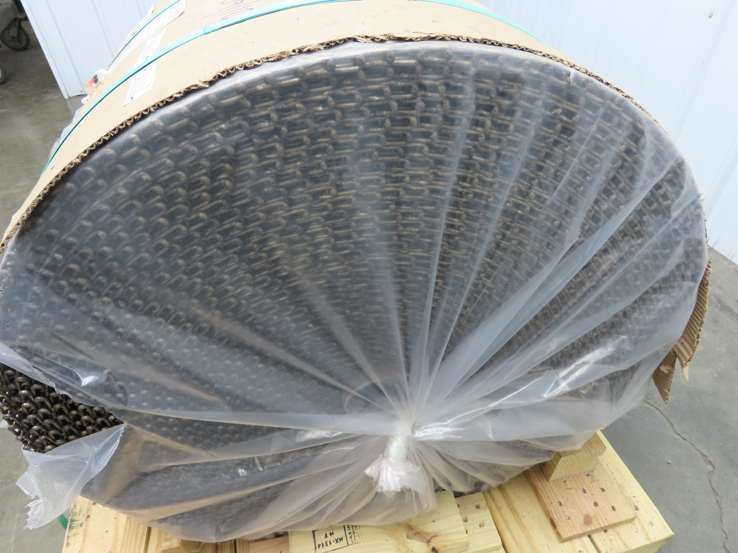 Cambridge T314-18 FBFS Stainless Wire Mesh Furnace Flat Conveyor Belt 18"x 140'