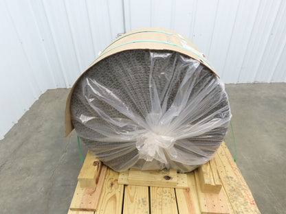 Cambridge T314-18 FBFS Stainless Wire Mesh Furnace Flat Conveyor Belt 18"x 140'