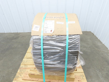 Cambridge T314-18 FBFS Stainless Wire Mesh Furnace Flat Conveyor Belt 18"x 140'