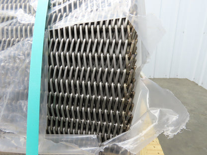 Cambridge T314-18 FBFS Stainless Wire Mesh Furnace Flat Conveyor Belt 18"x 140'